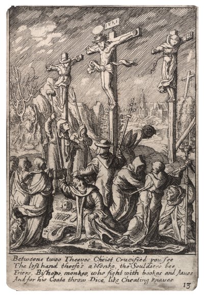 Crucifixion by Wenceslaus Hollar